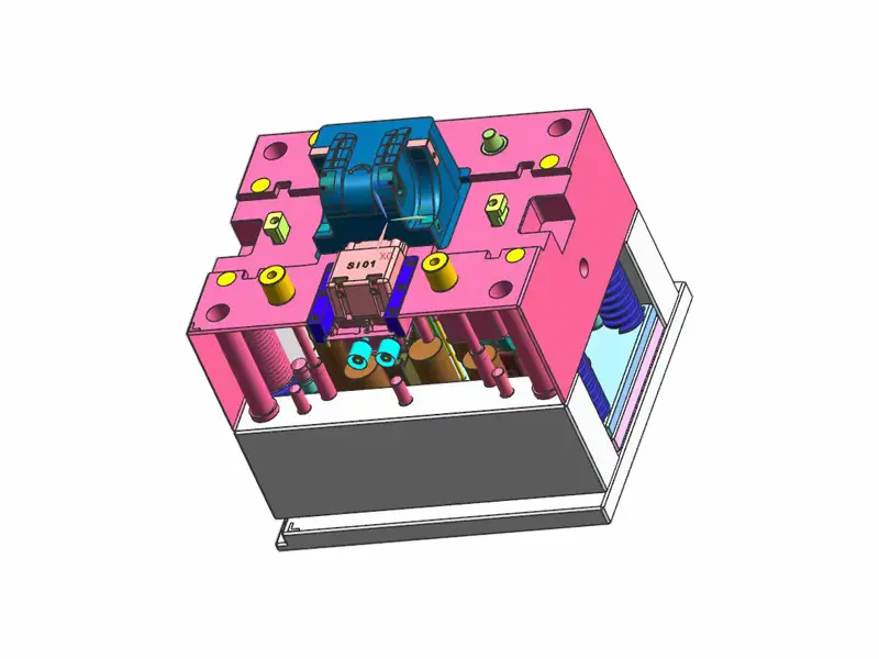 Full 3D mold structure and DFM analysis for complex parts